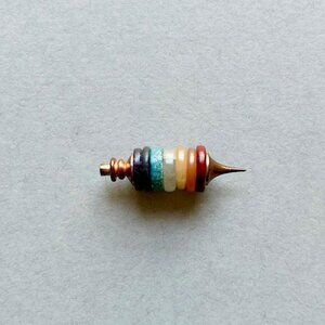7 Chakra Pendulum Pendant Crystal Healing Dowsing Charm 2"